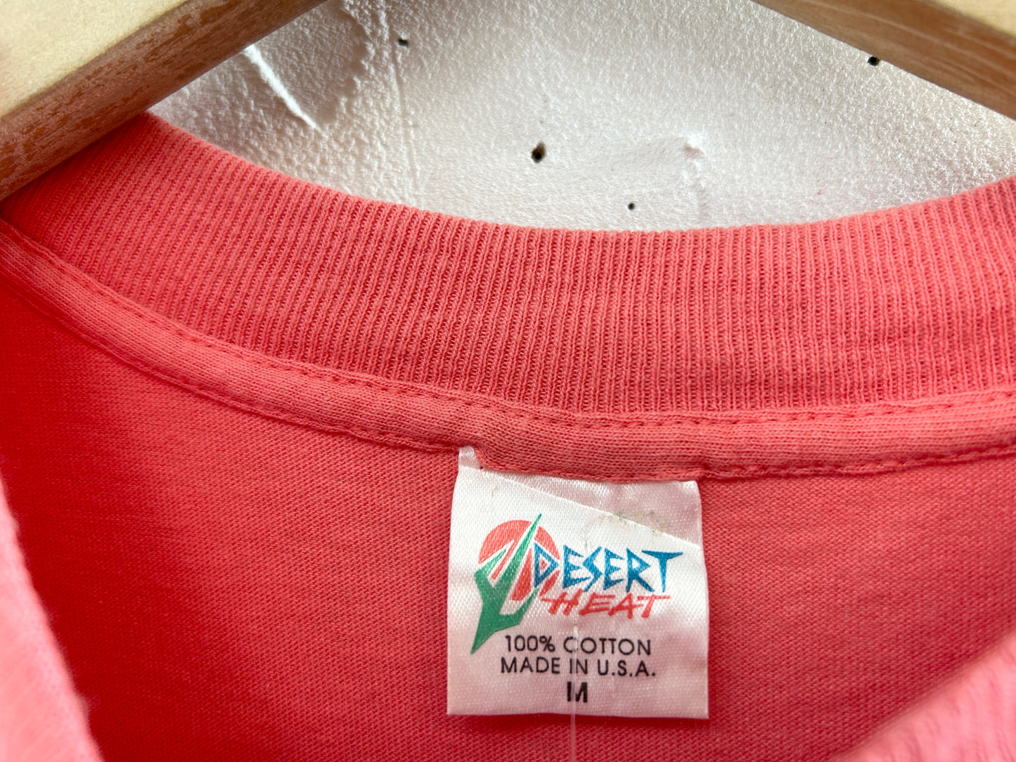 Vintage T SHIRT flower stitch [H30798]