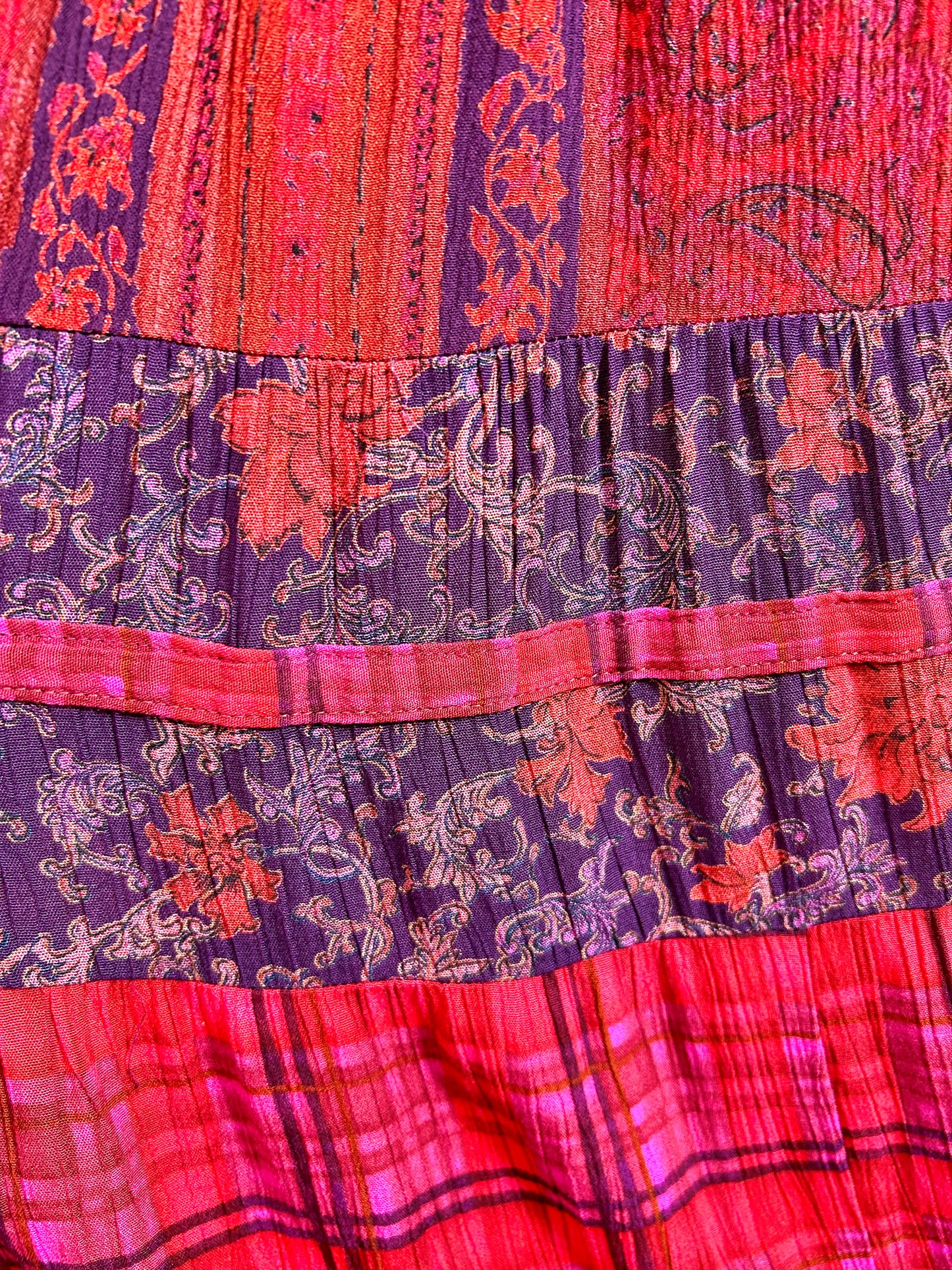 Vintage Tiered Skirt  [H30964]