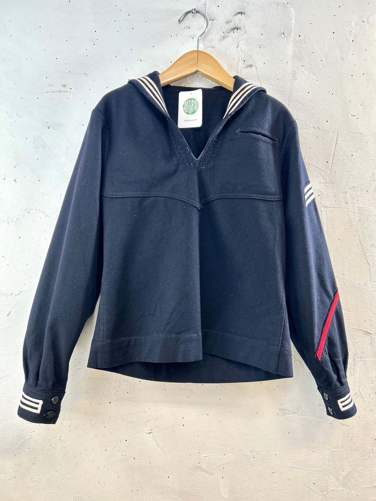 '50s-'60s Vintage U.S.NAVY Sailor Shirt [J30481]