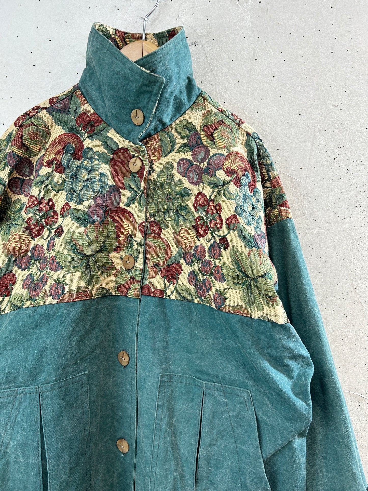 Vintage Canvas&Gobelin Jacket [I33690]