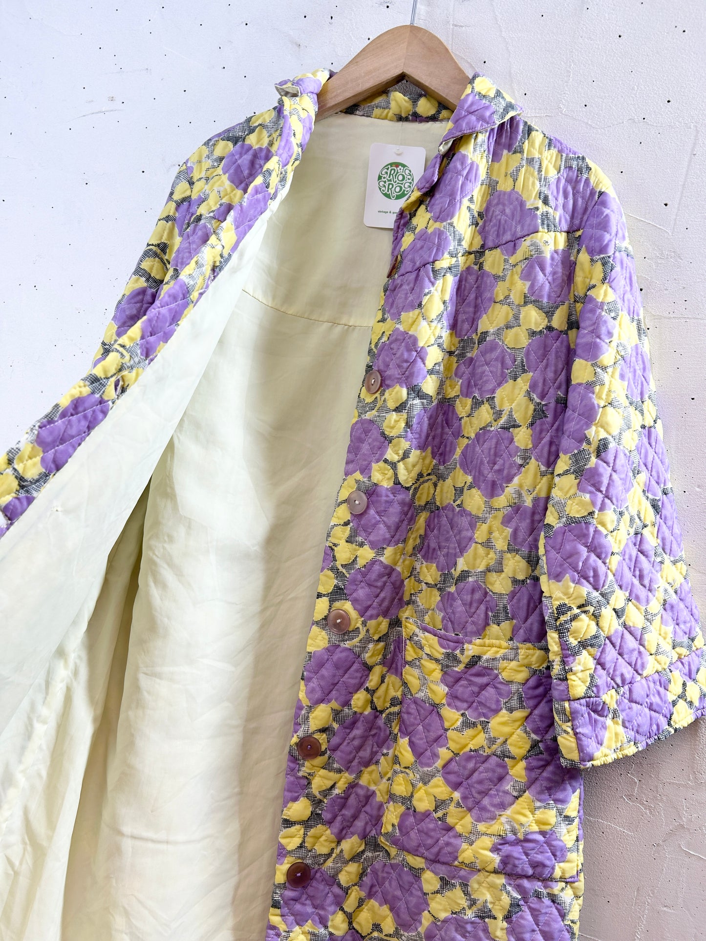 ’60s Vintage Quilting Gown [I30304]