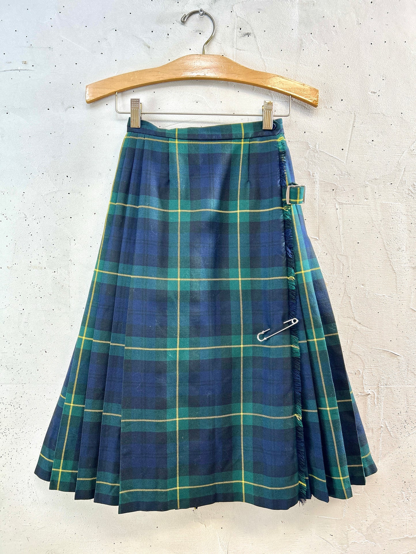 Vintage Plaid Skirt [K30767]