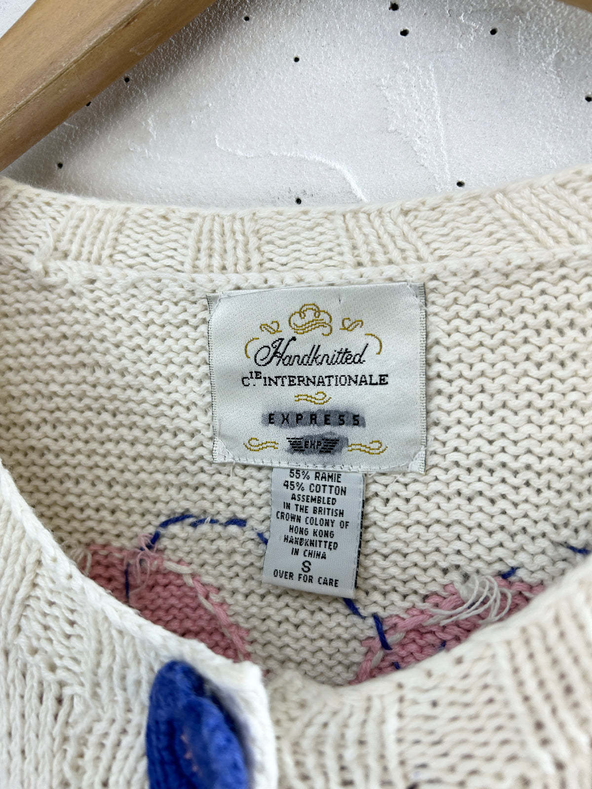 Vintage Cotton Knit Cardigan  [I33912]