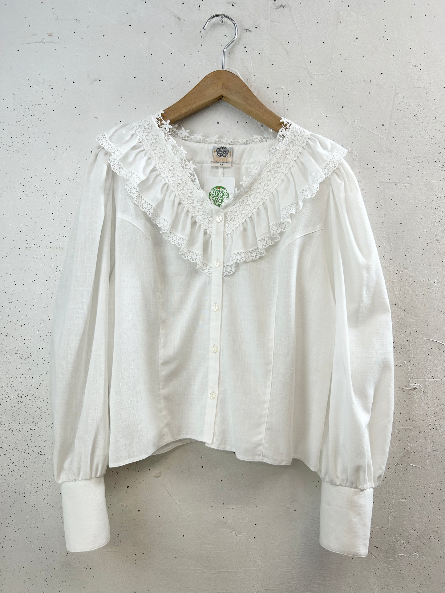 Vintage White Blouse [G32994]