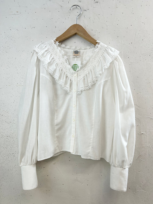 Vintage White Blouse [G32994]