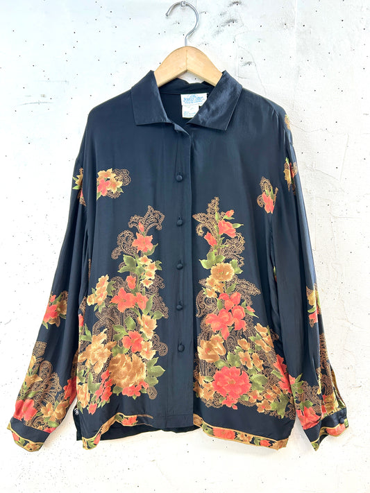 Vintage Silk Shirt ［J30512]