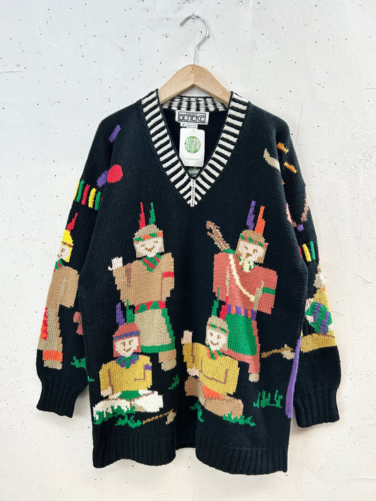 Vintage Knit Sweater 〜BEREK2〜　 [J30381]