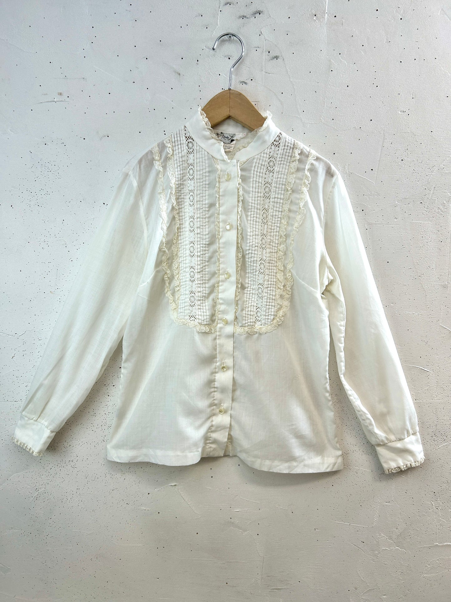60s Vintage White Shirt [G33104]