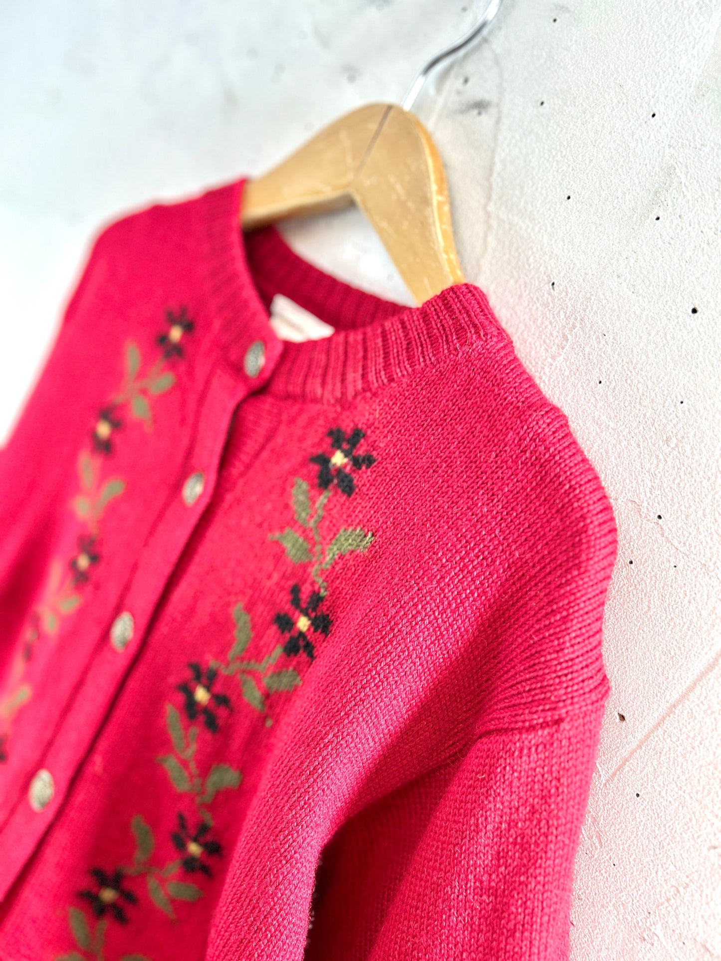 Vintage Knit Cardigan MADE IN IRELAND [K30893]