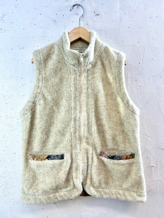 Vintage Boa Vest 〜ORVIS〜 [K30832]