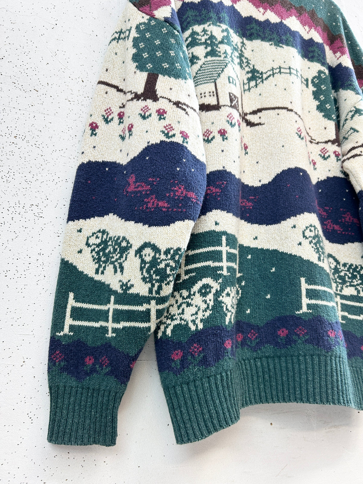 Vintage Cotton Knit Cardigan [J34185]