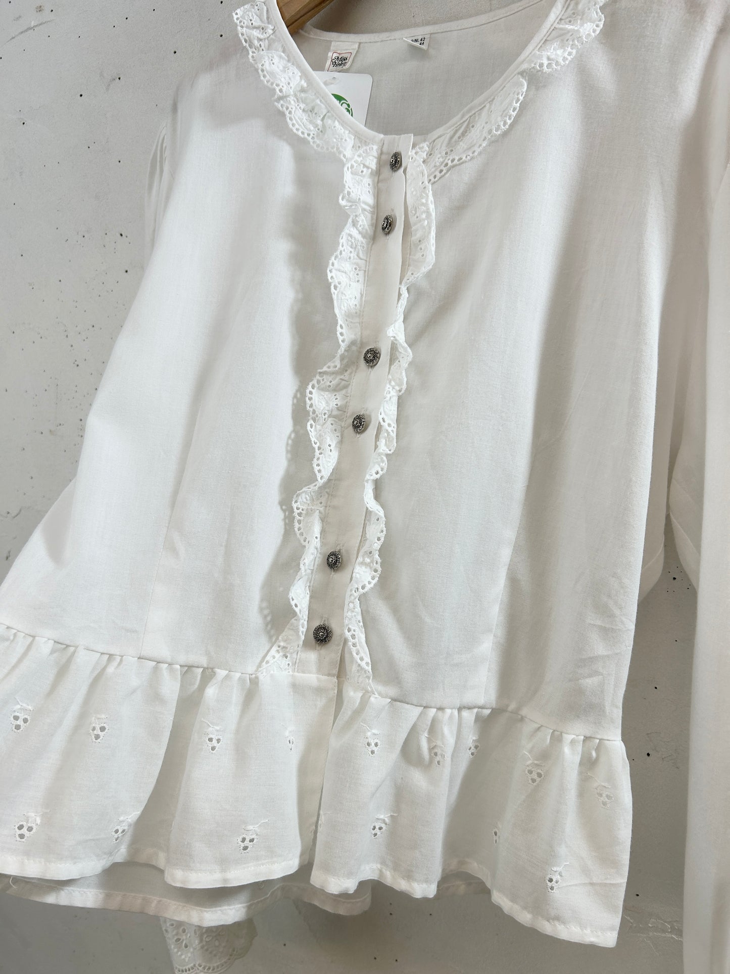 Vintage White Blouse [H30789]