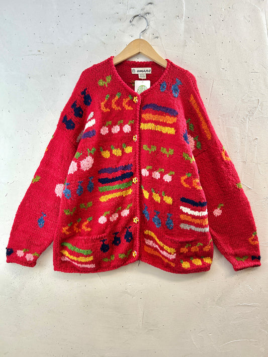 Vintage Knit Cardigan 〜amano〜 [K30910]