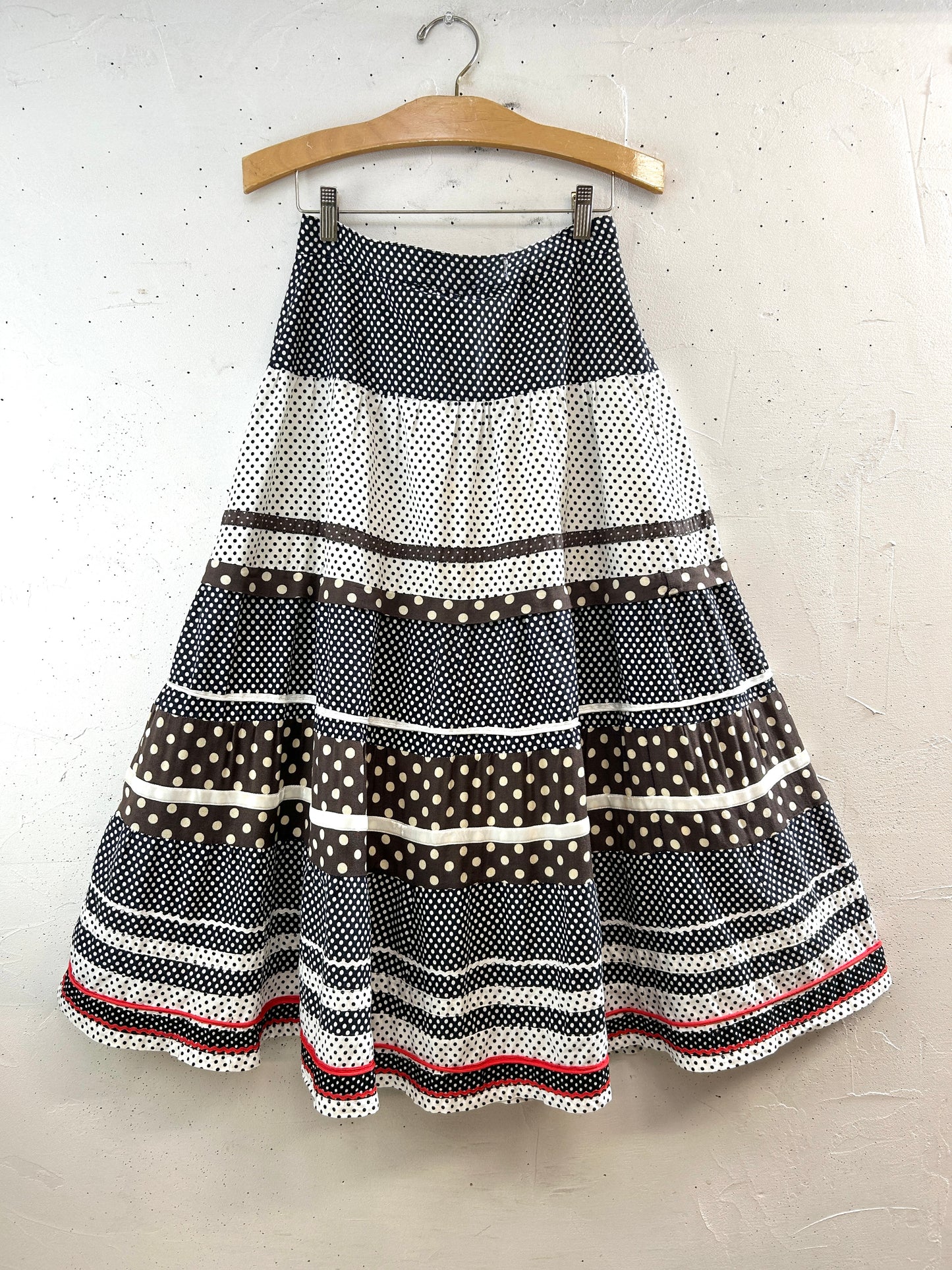 Vintage Tired Skirt  [F32872]