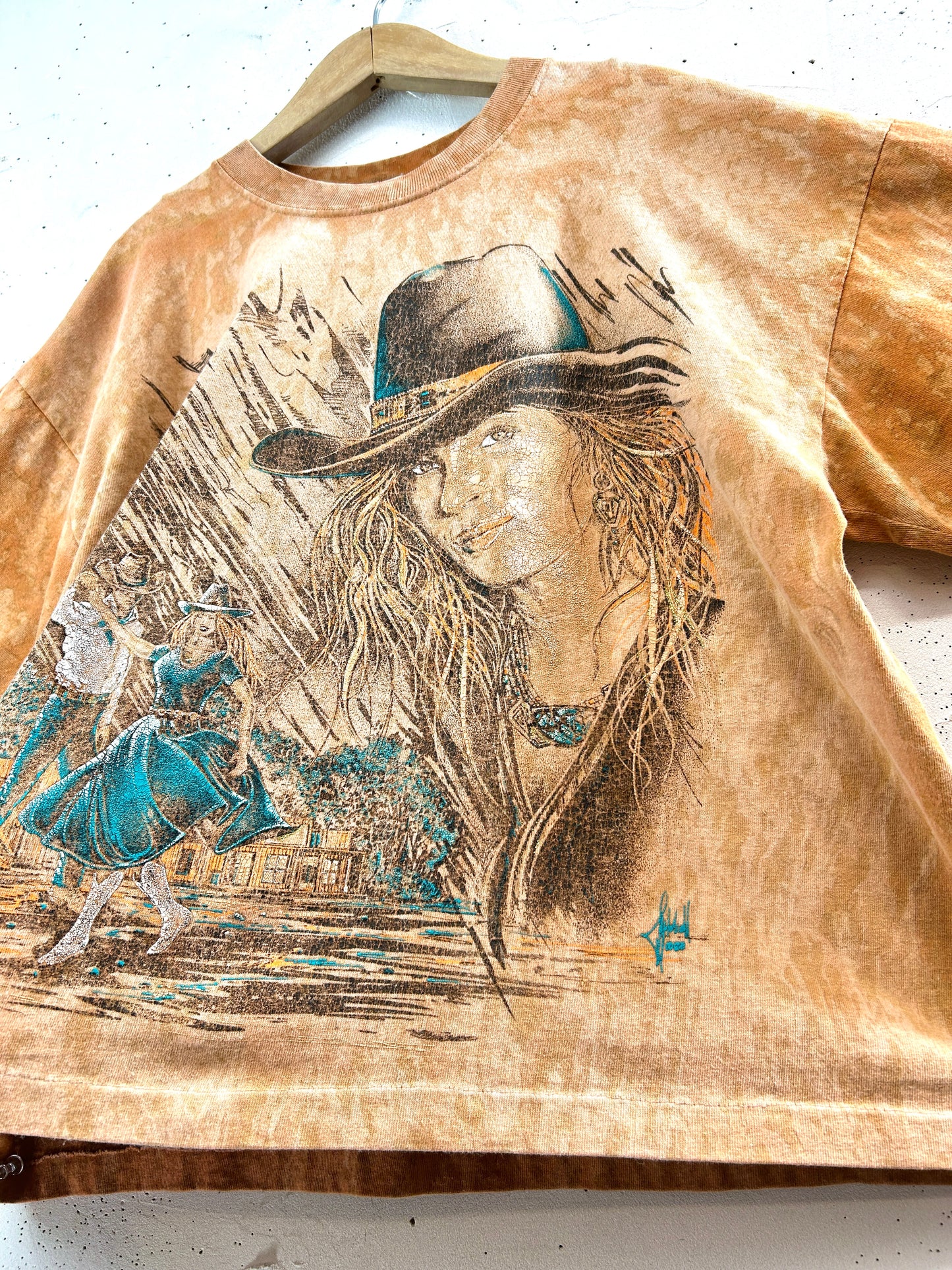 '90s Vintage T-Shirt MADE IN USA  [E32377]