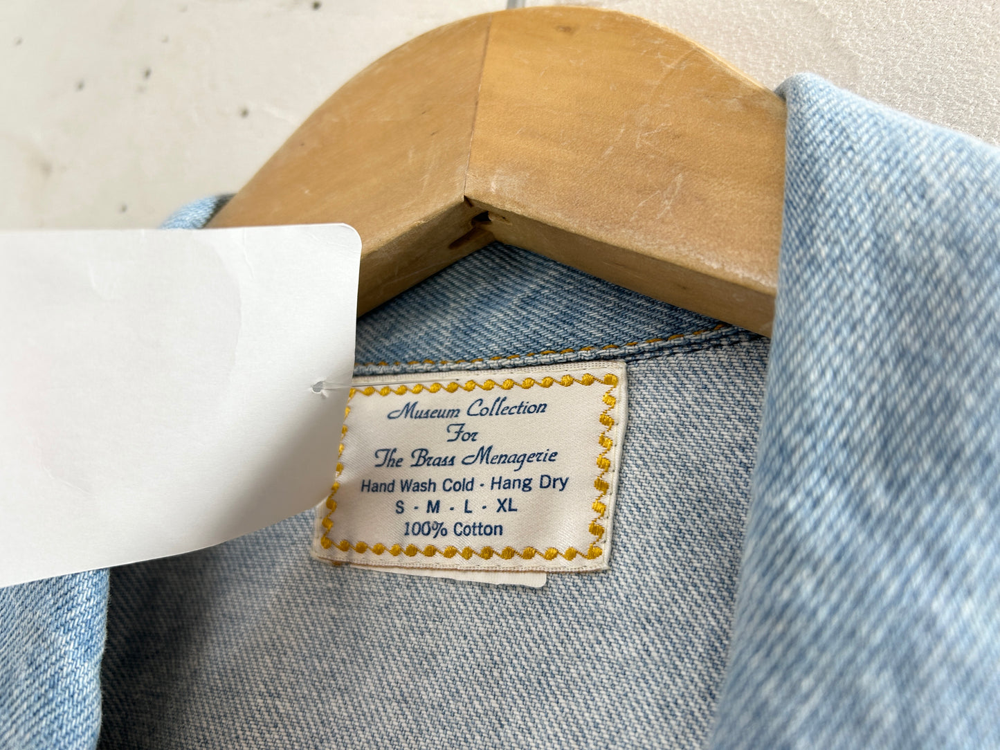 Vintage Denim Vest [H30836]