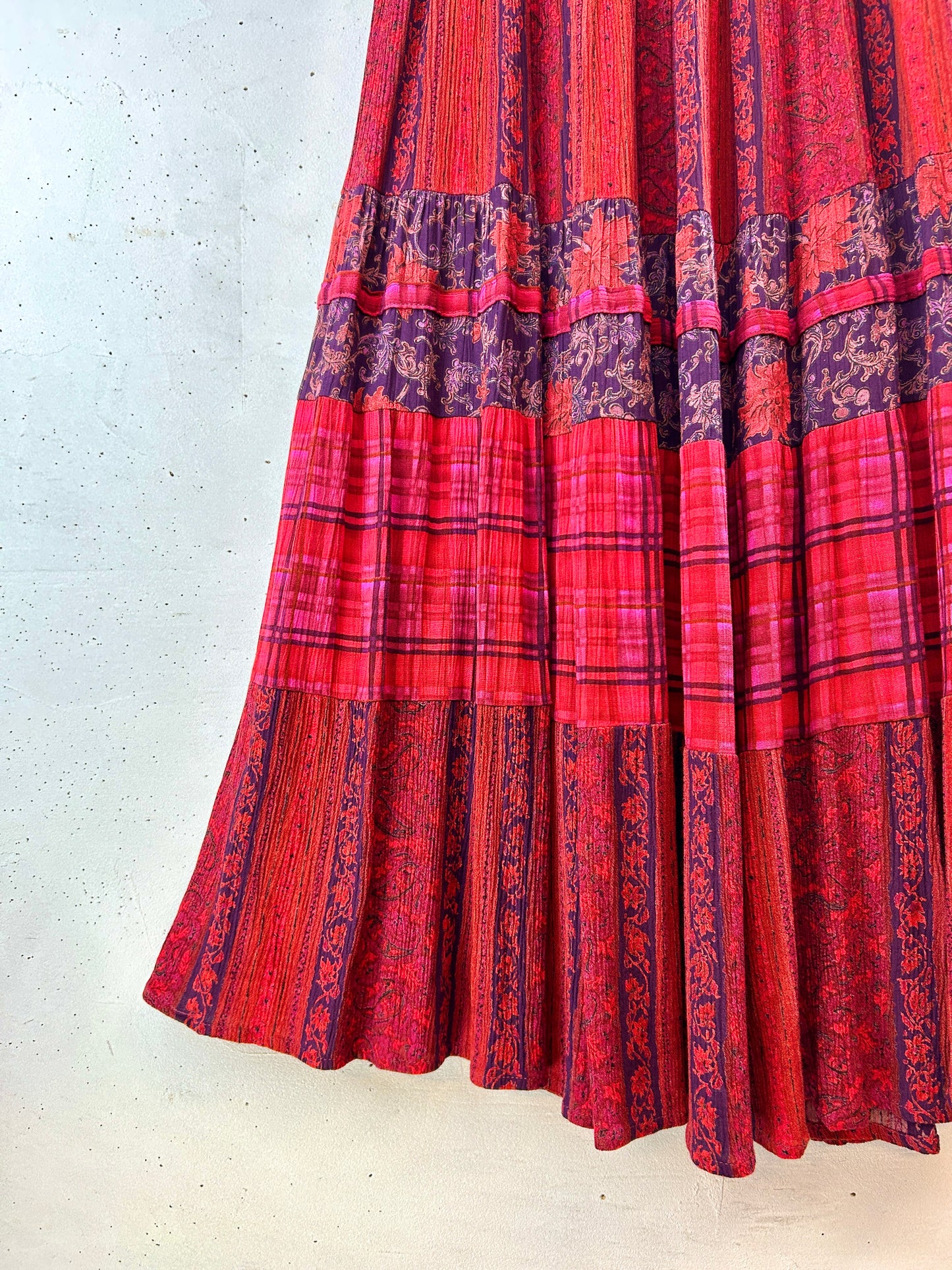 Vintage Tiered Skirt  [H30964]