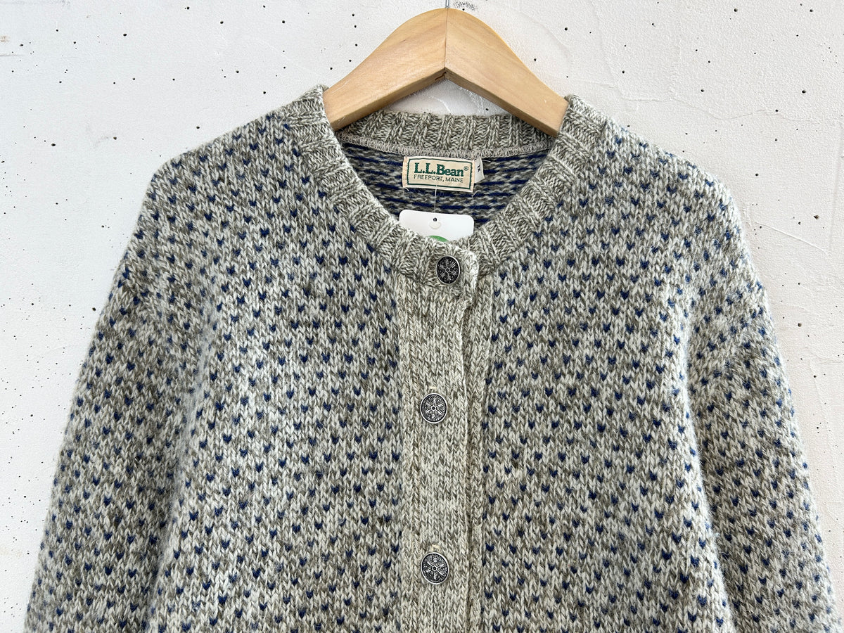 Vintage Knit Cardigan 〜L.L.Bean〜 [I34035]