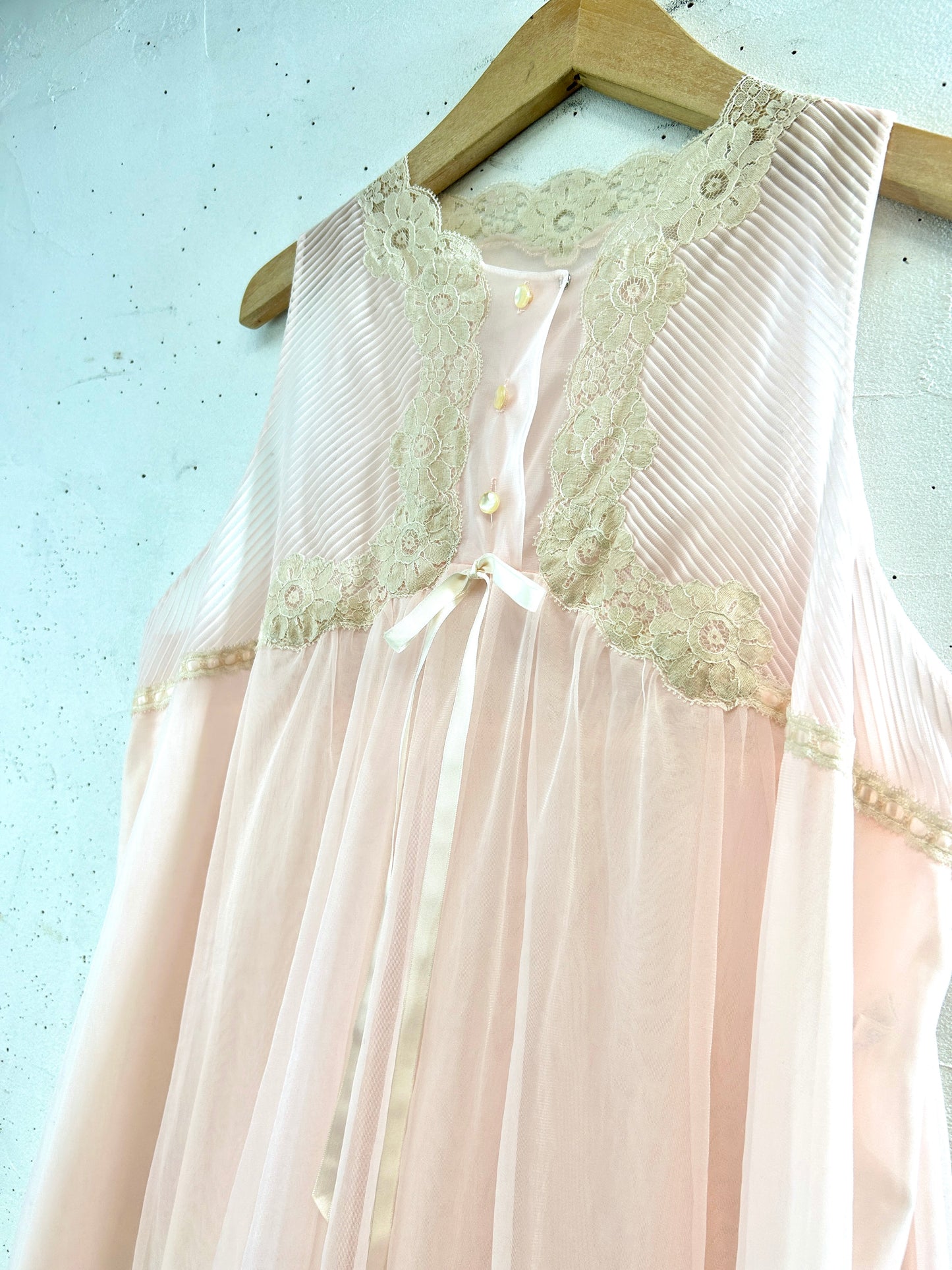 Vintage Nightie Dress MADE IN USA [E32395]
