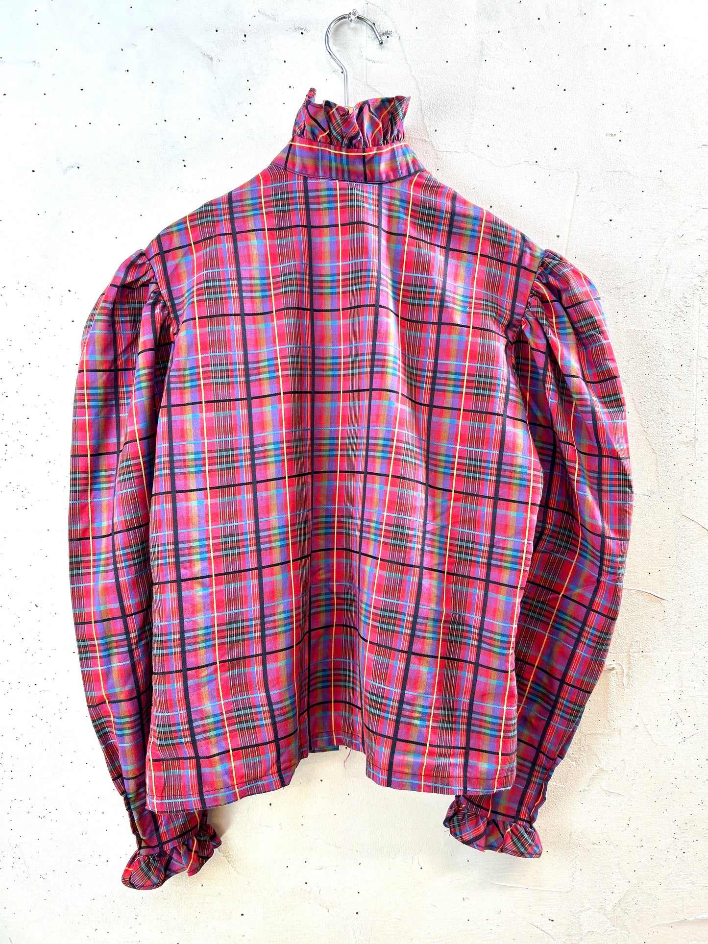 ’70s Vintage Plaid Shirt [H30941]