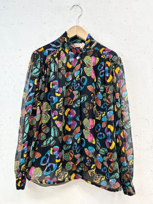 Vintage Silk Blouse [B31644]