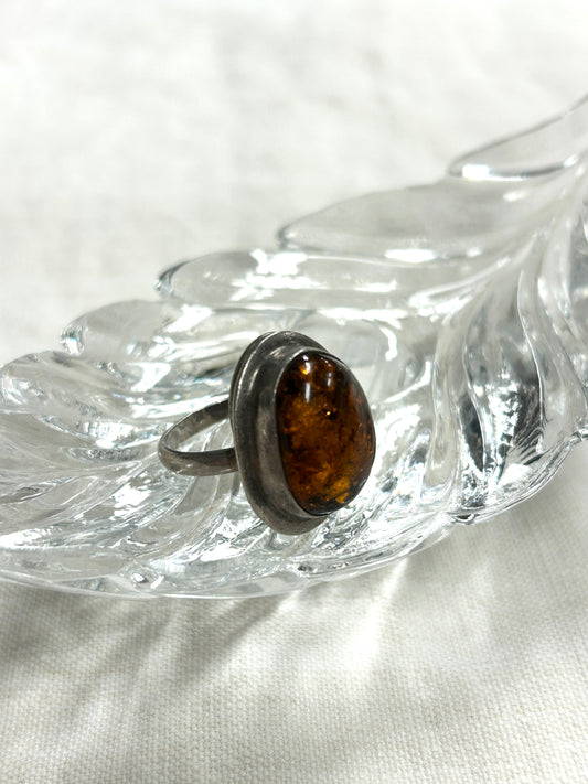 Vintage 925 Silver Ring[J30534]