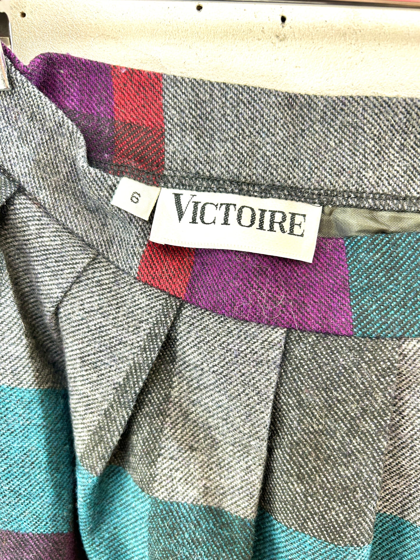 Vintage wool Skirt [J30515]