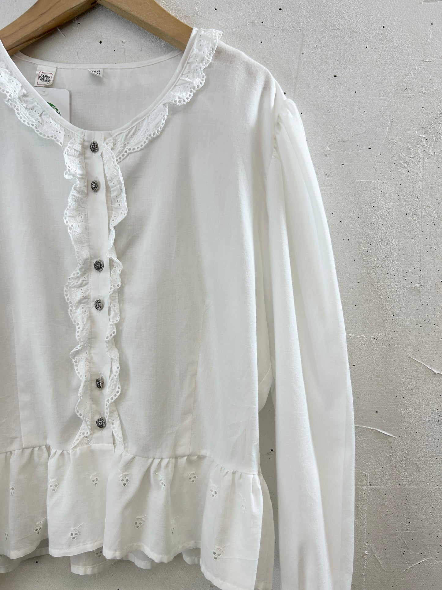 Vintage White Blouse [H30789]