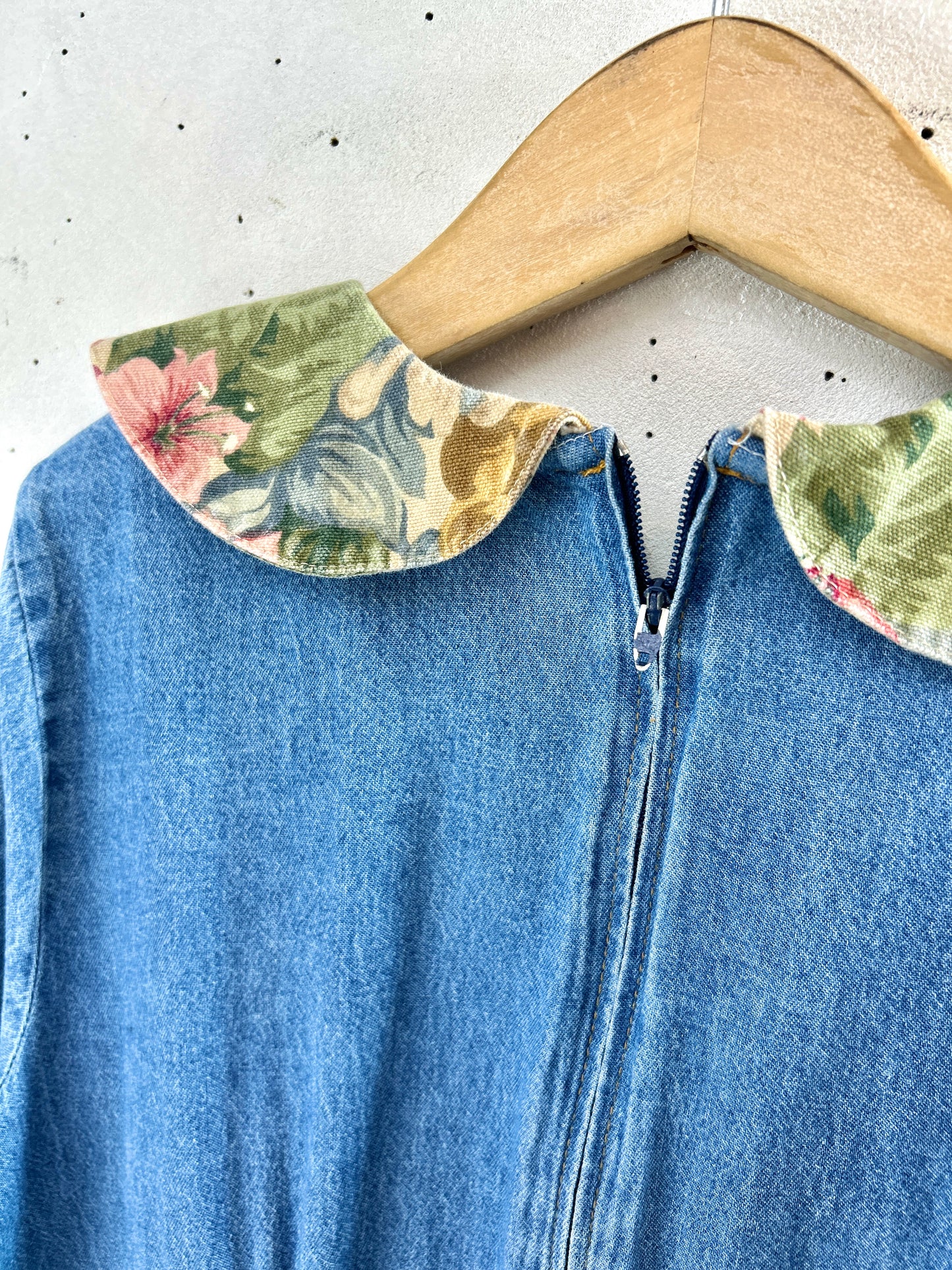 Vintage Denim Dress MADE IN USA [J30531]