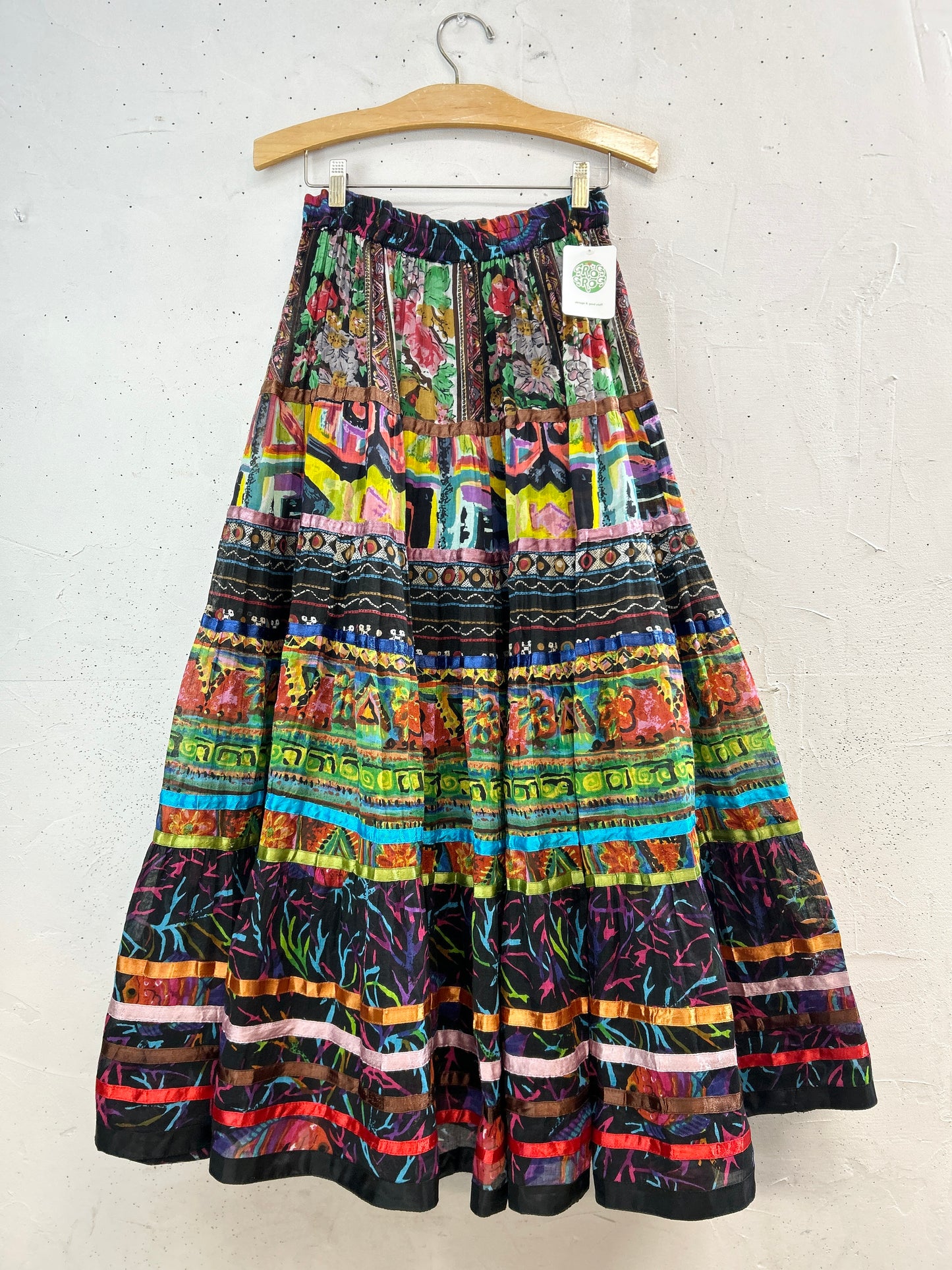 Vintage Tiered Skirt [B31573]