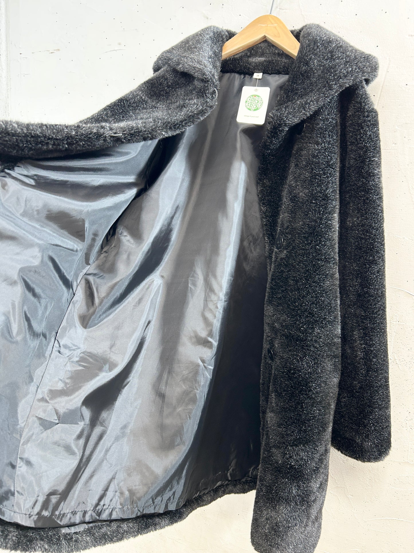 Vintage Eco Fur Coat [L31031]