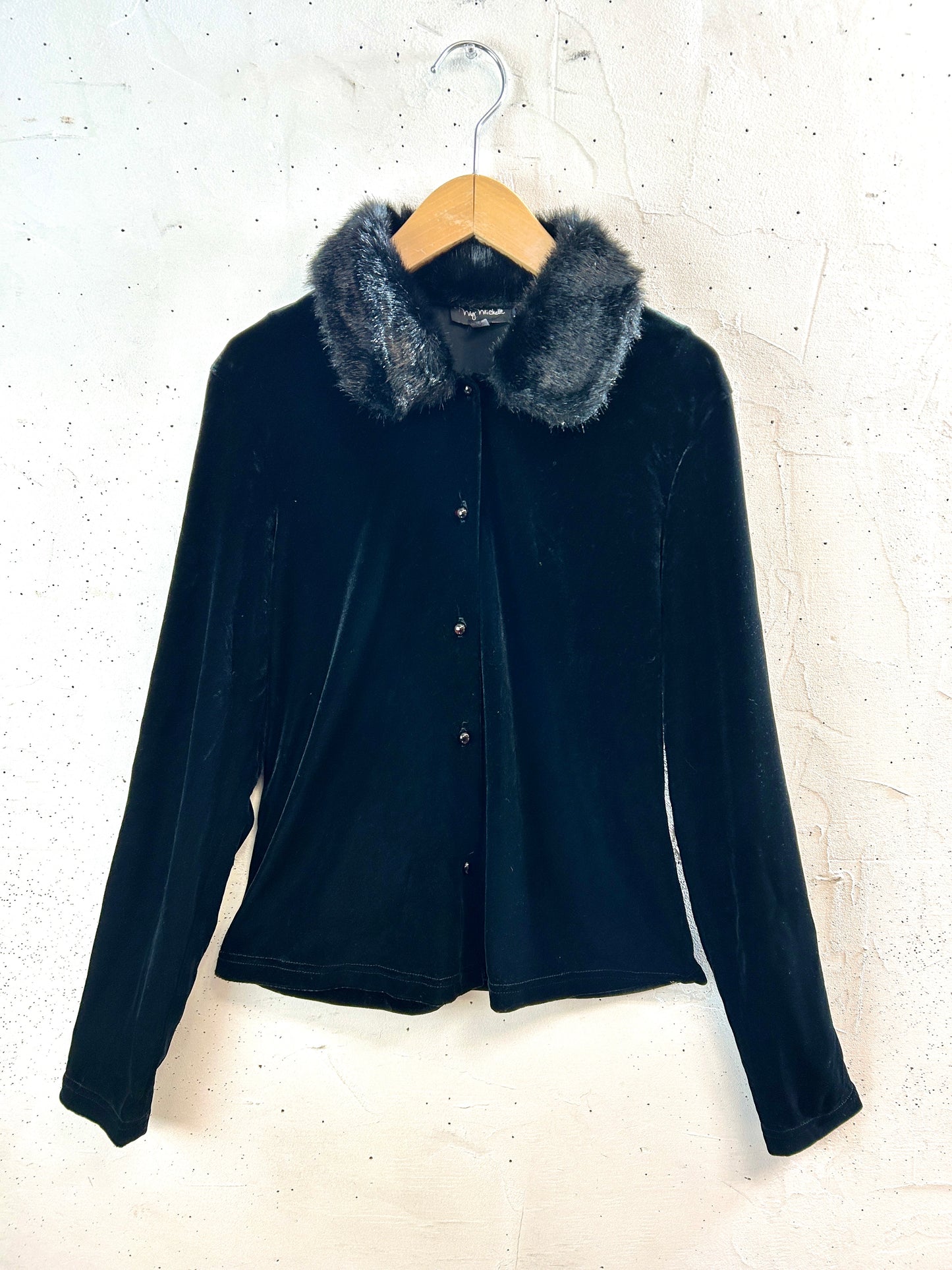 Vintage velours tops [K30871]