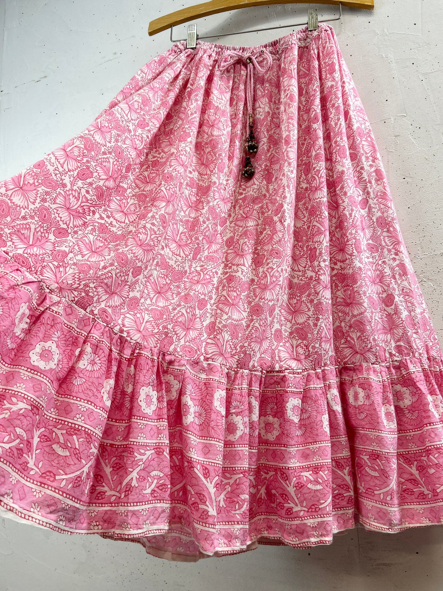 Vintage Tiered Skirt  MADE IN INDIA [C31864]