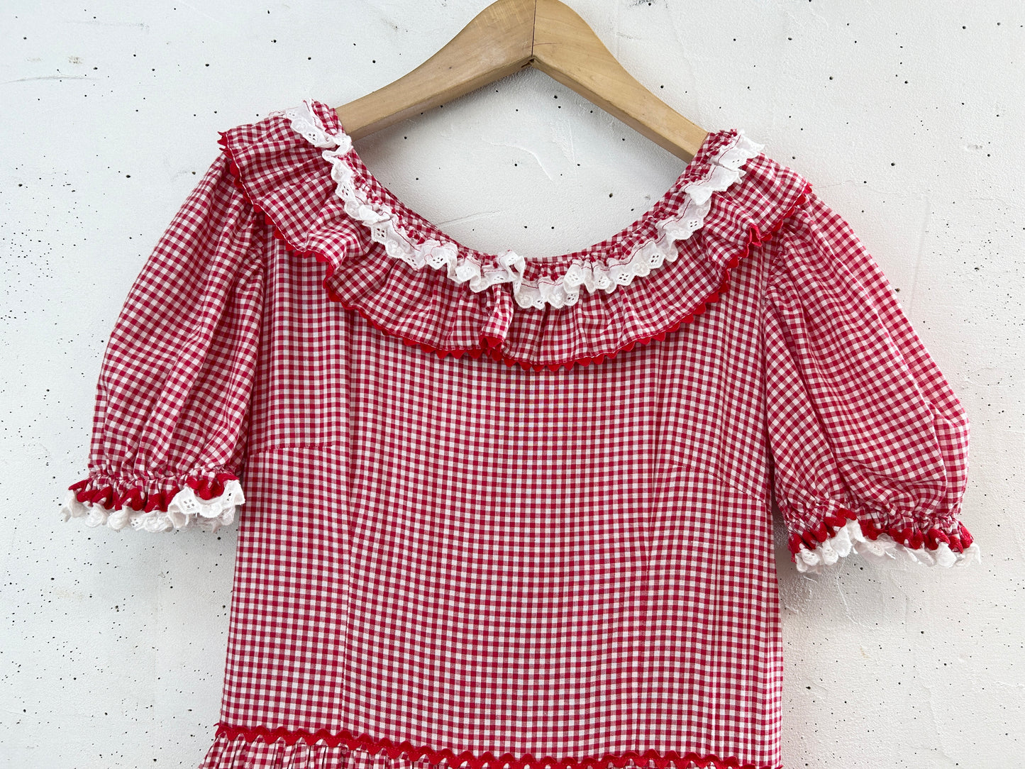 '70s Vintage Bonnet Dress [G33091]