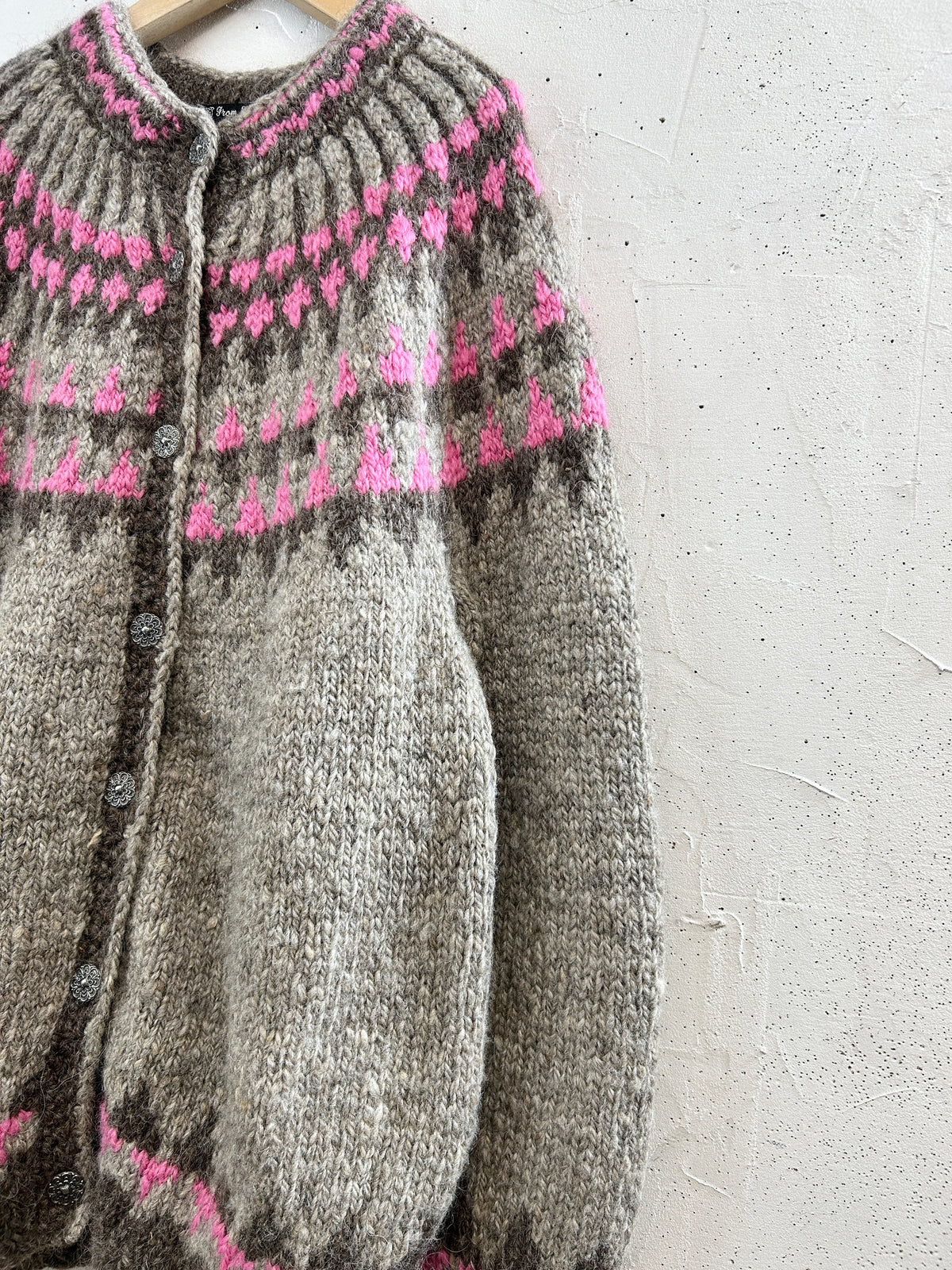 Vintage Knit Cardigan [J34327］