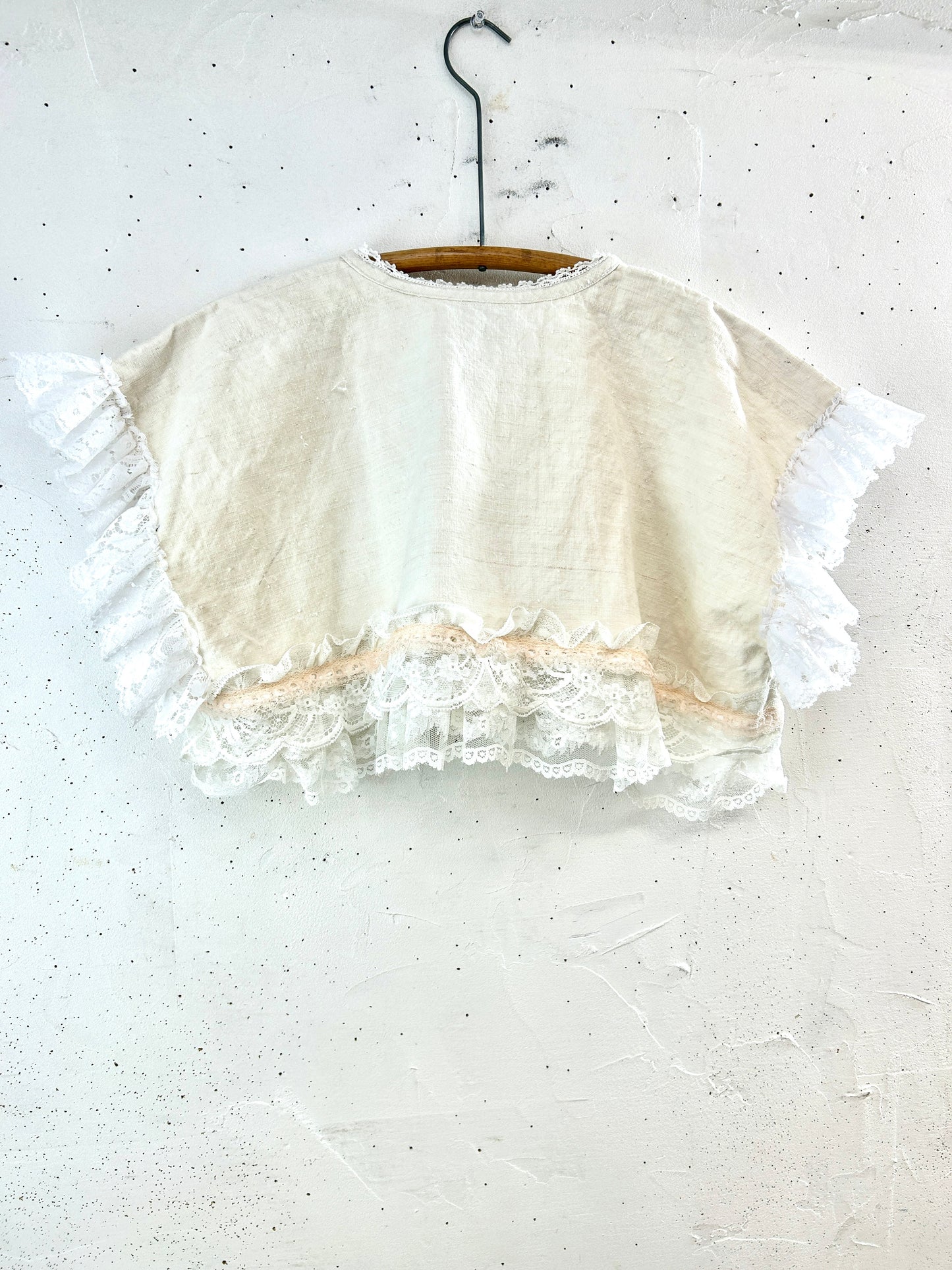 Vintage vest 〜Funny dot CRAZY〜 [F32663]