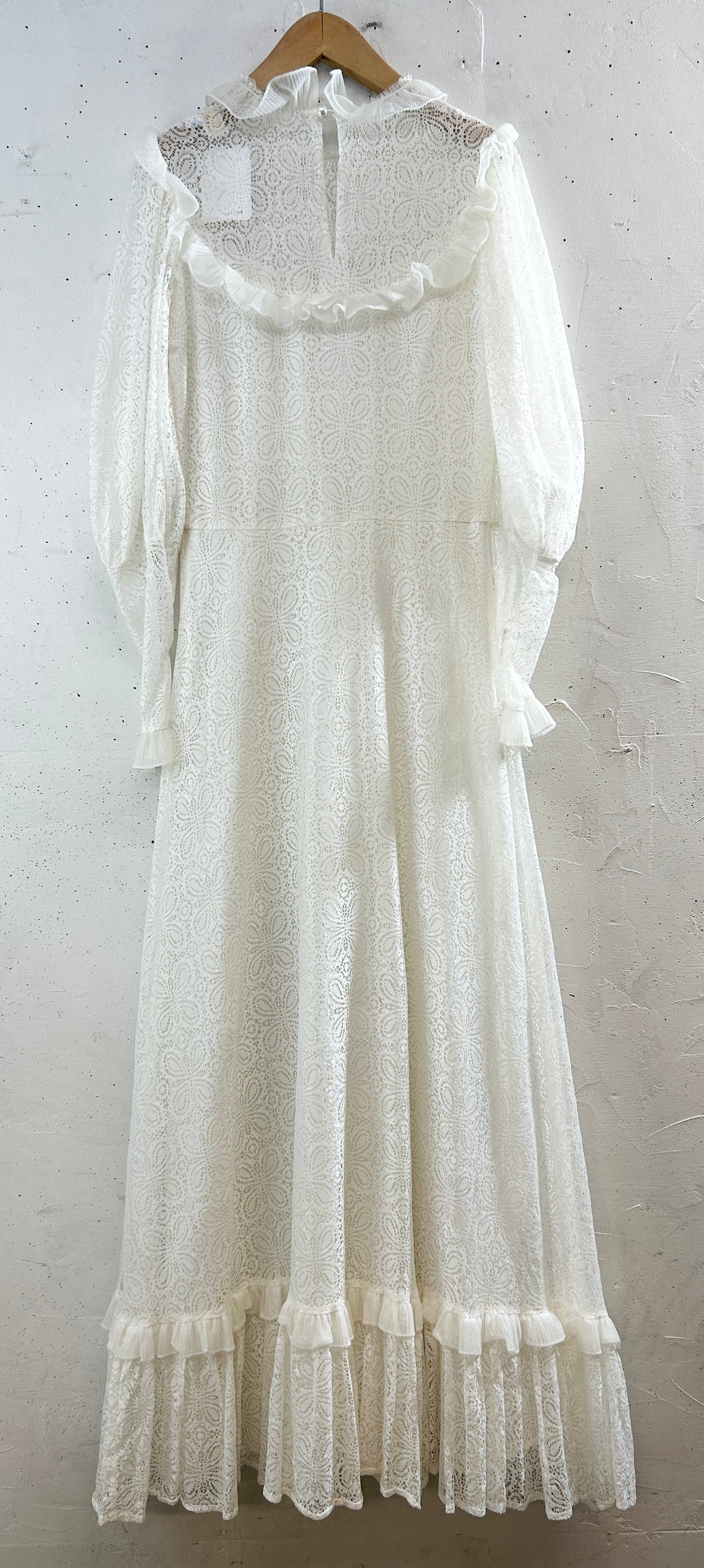 Vintage White Lace Dress [K30815]