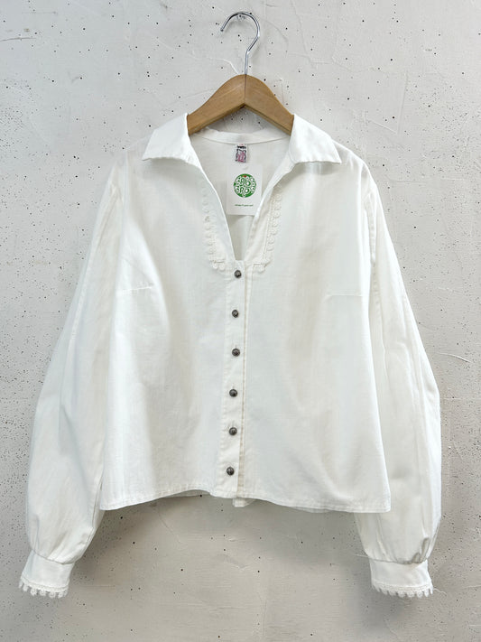 Vintage White Blouse [H33457]