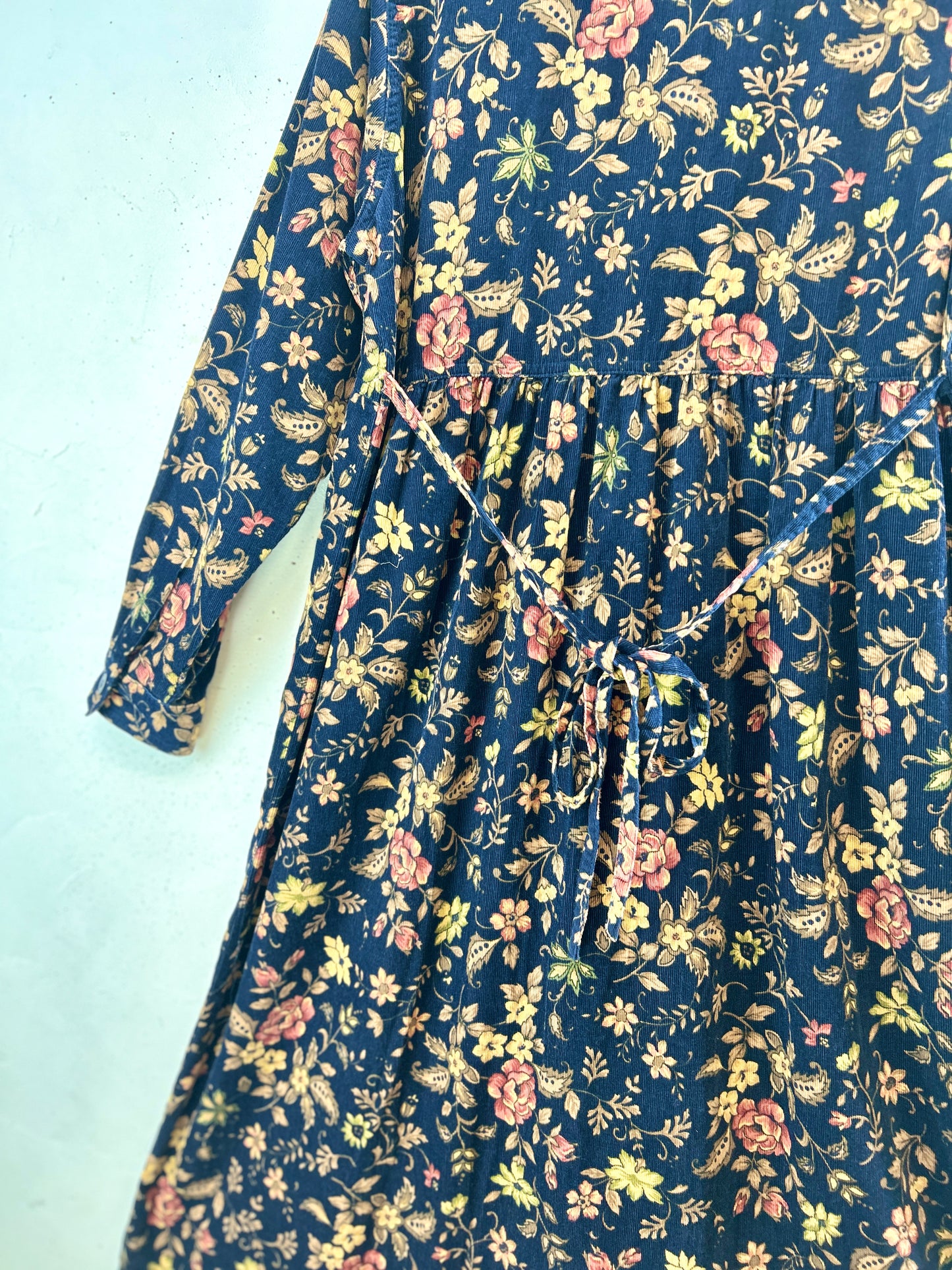 Vintage Flower Dress [J30645]