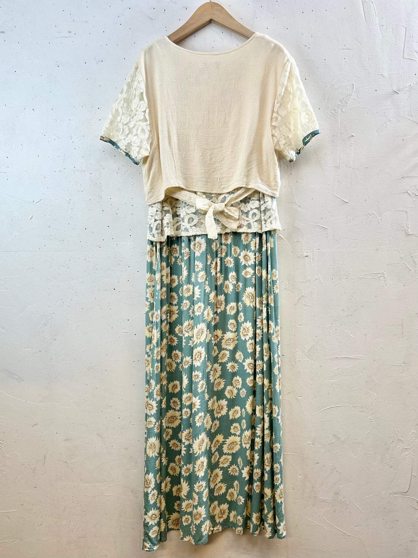 Vintage Layered Design Dress MADE IN USA [G30768]