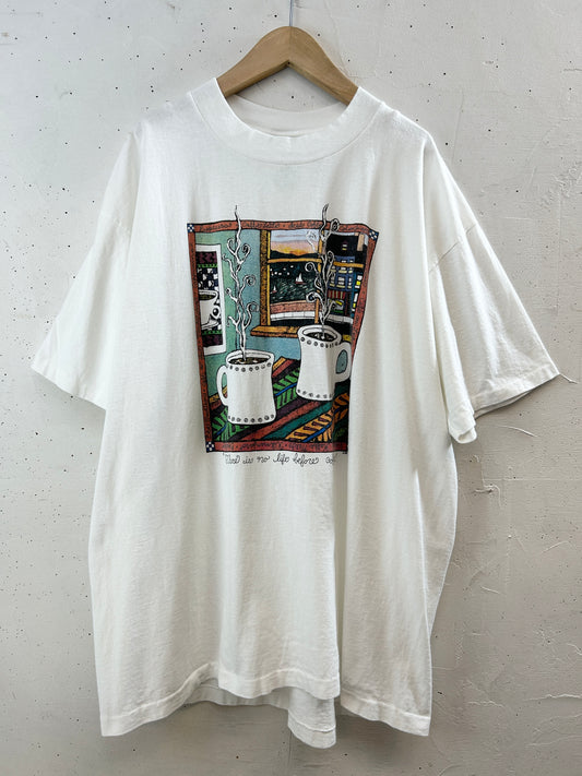 Vintage T SHIRT Coffe [H30797]