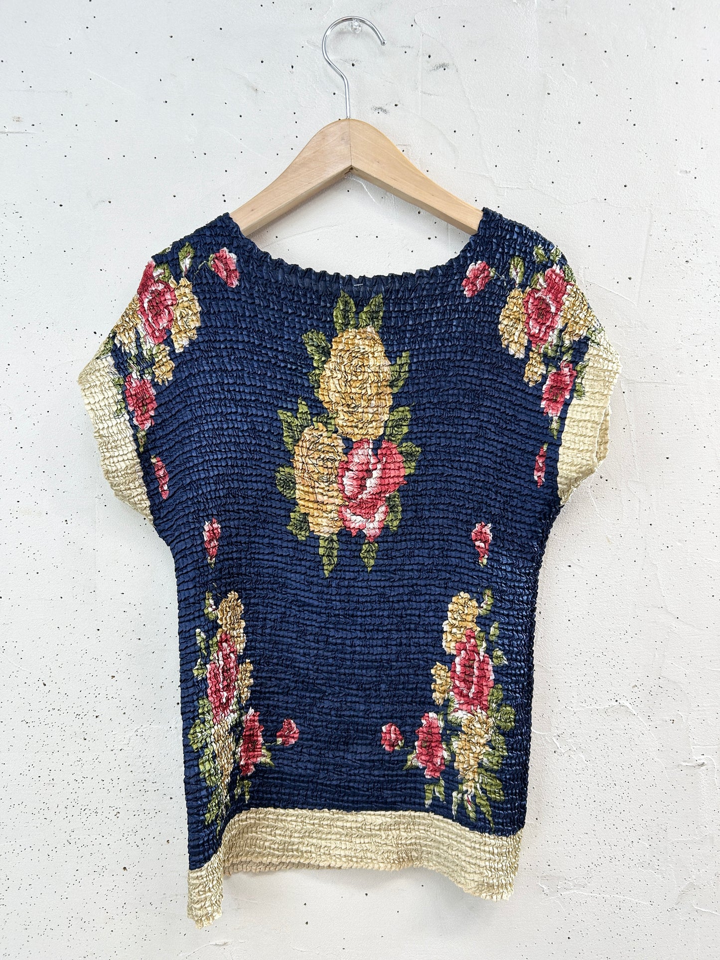 Vintage Pleats Tops [G33305]