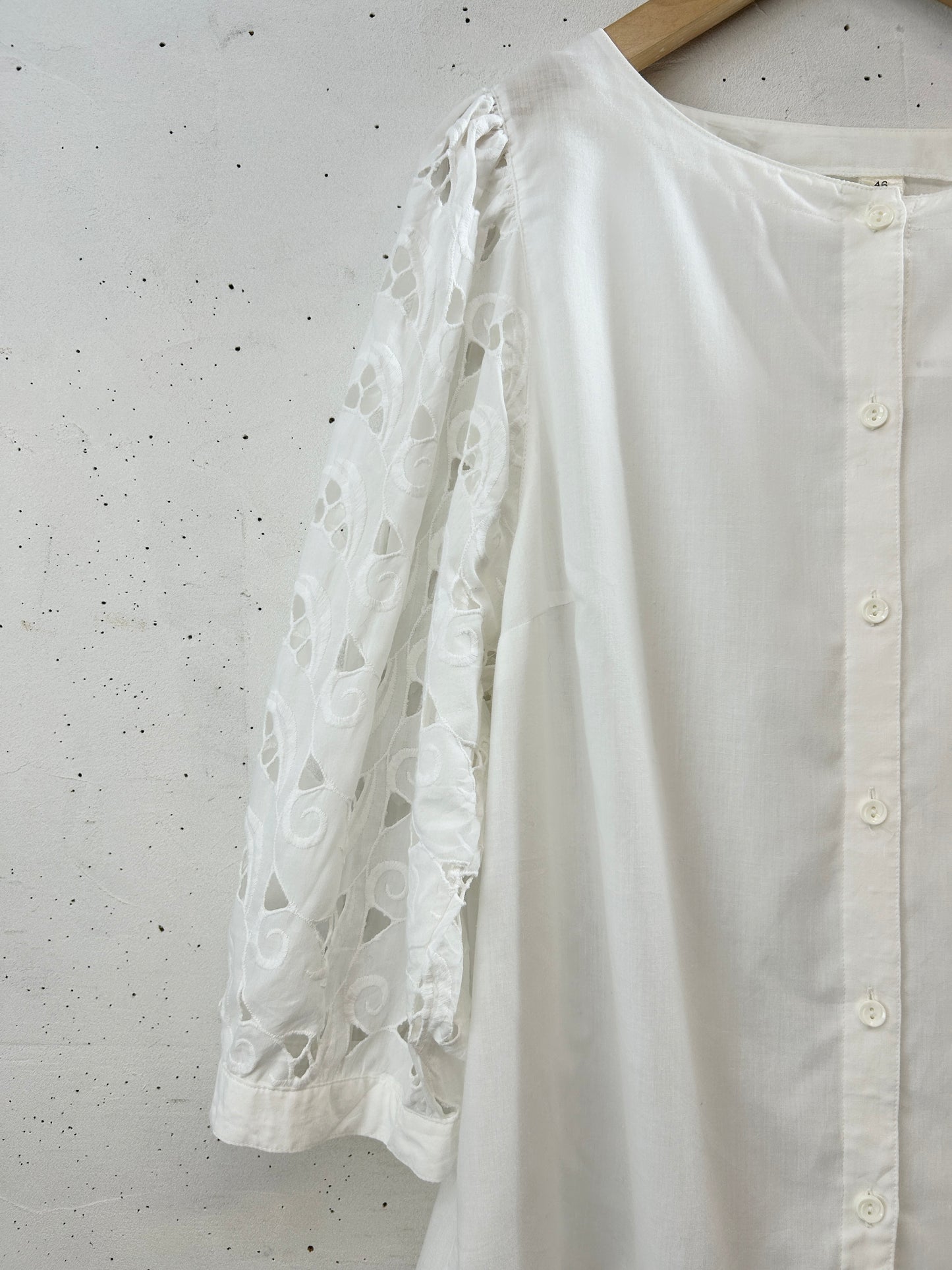 Vintage White Blouse [H30784]