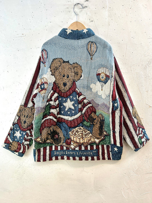 Vintage Rug Jacket 〜SUGAR STREET WEAVERS〜 MADE IN USA [L30978]