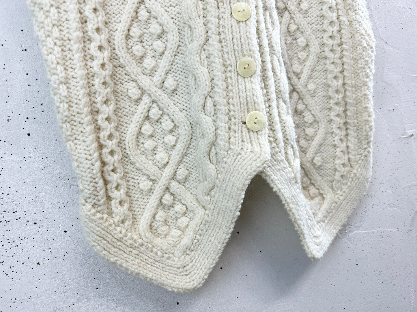 Vintage Knit Vest [B31608]