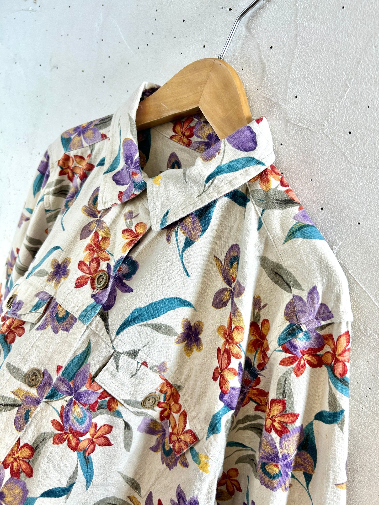 Vintage Linen Jacket [H30921]
