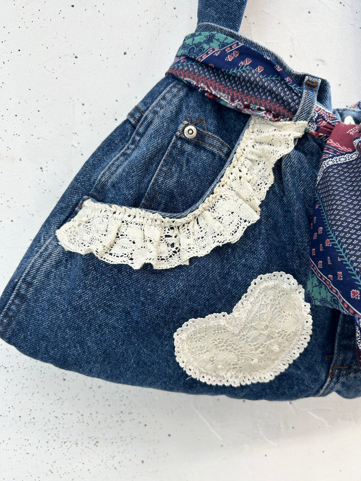 Vintage Denim Custom Bag [J34163]