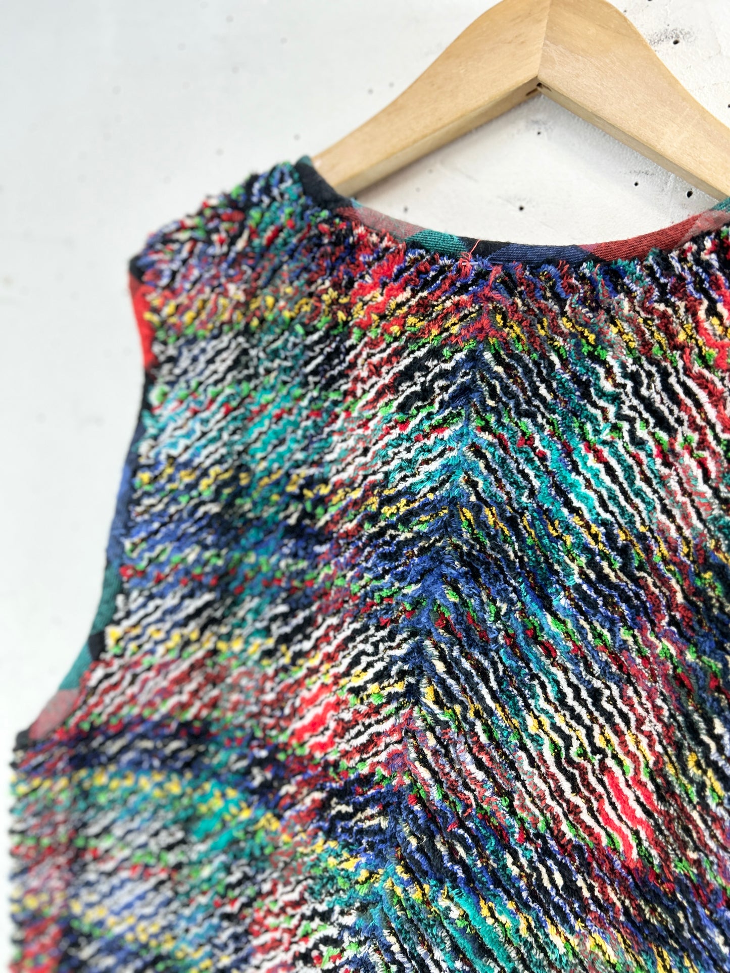 Vintage Slash Quilt Vest [C31811]