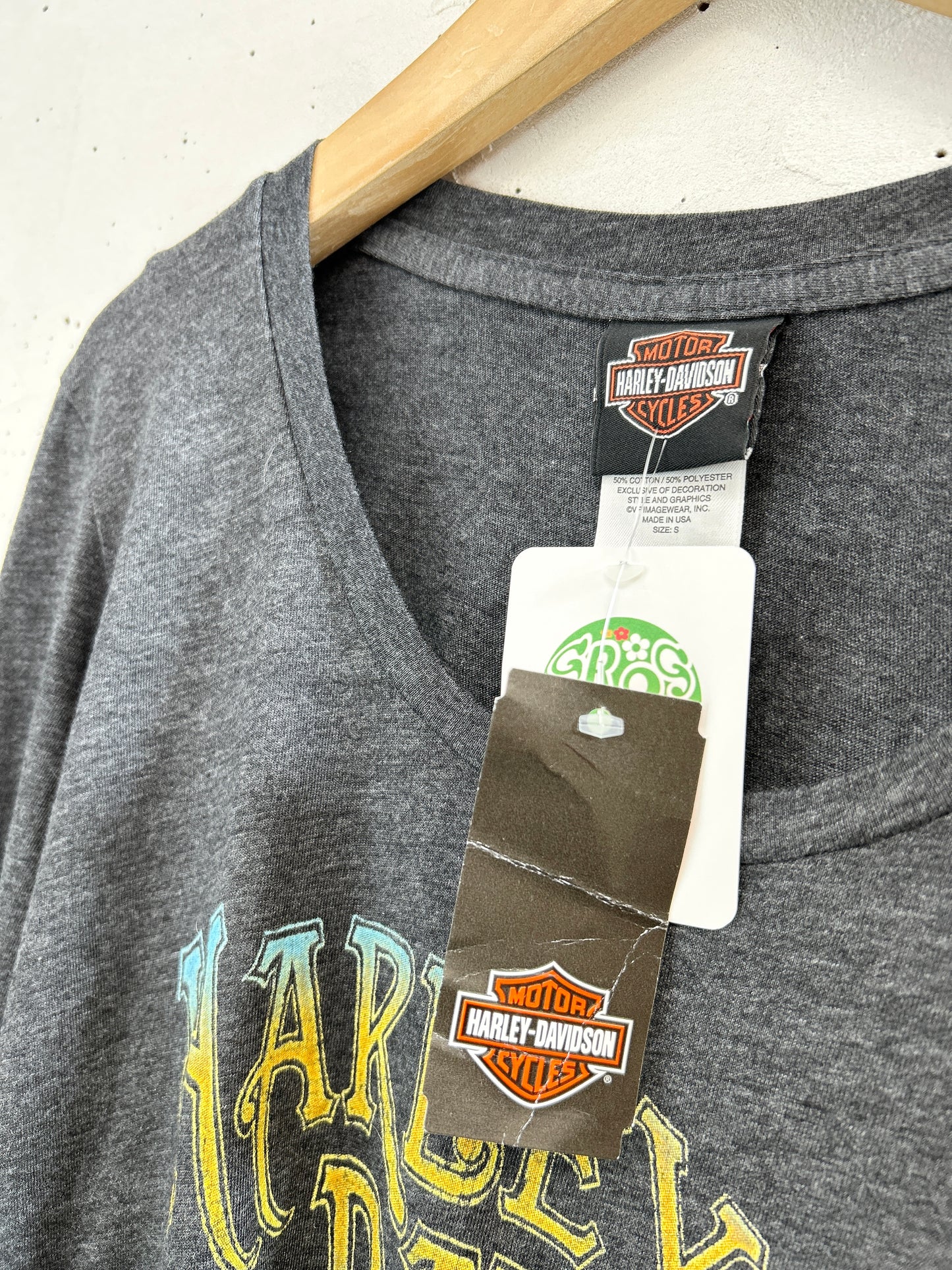 Vintage Long Sleeve Shirt 〜Harley Davidson〜 [E32445]