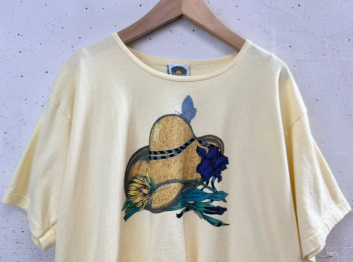 Vintage T Shirt 〜Funny dot CRAZY〜 [E32266]